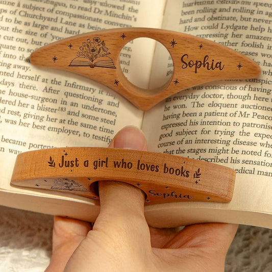 Just One More Page - Personalized Custom Book Page Holder