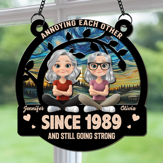 Love You Forever 2 - Personalized Custom Suncatcher