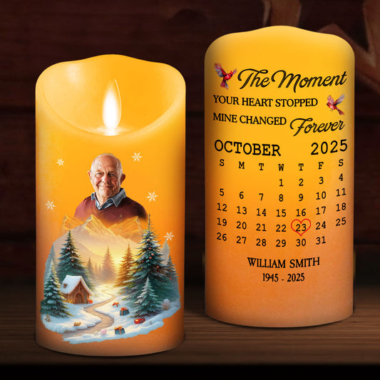 The Moment - Personalized Custom LED Candle