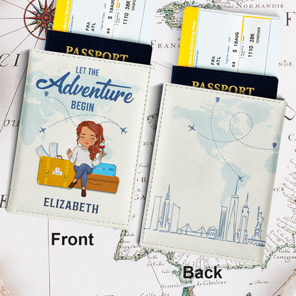The Adventure Begin - Personalized Custom Passport Cover