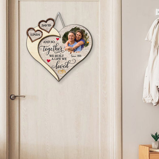A Life We Loved - Personalized Custom Wood Sign - Blithe Hub