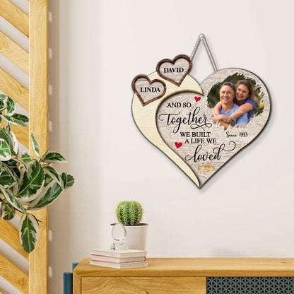 A Life We Loved - Personalized Custom Wood Sign - Blithe Hub
