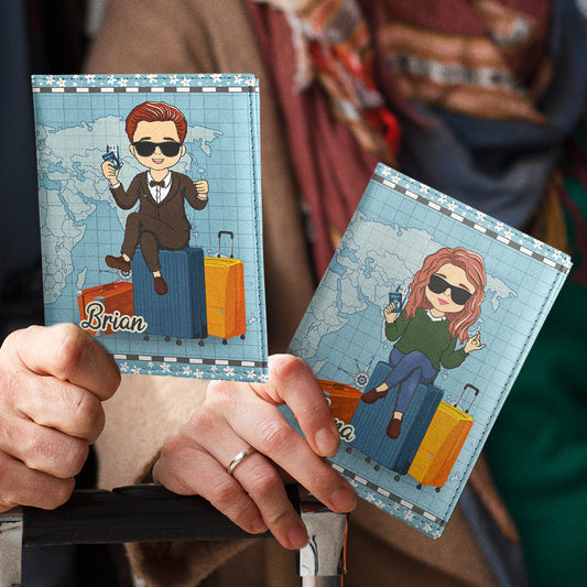 Travel Love - Personalized Custom Passport Cover