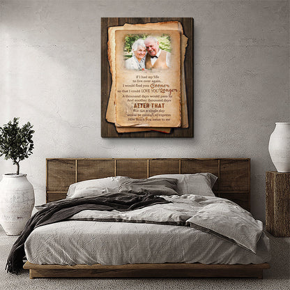 A Thousand Days - Personalized Custom Photo Canvas