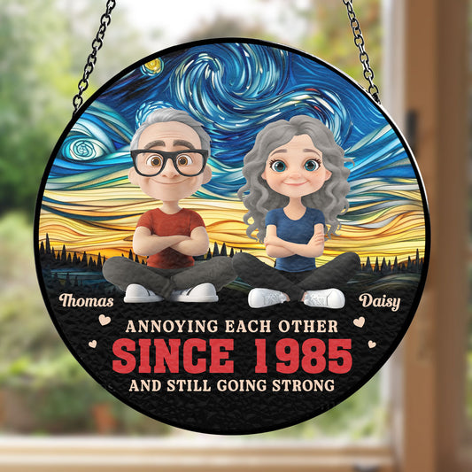 Forever Beside You - Personalized Custom Window Hanging Suncatcher