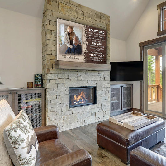 You Are The World - Personalized Custom Photo Canvas - Blithe Hub