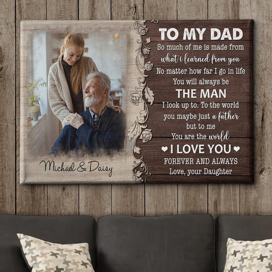 You Are The World - Personalized Custom Photo Canvas - Blithe Hub